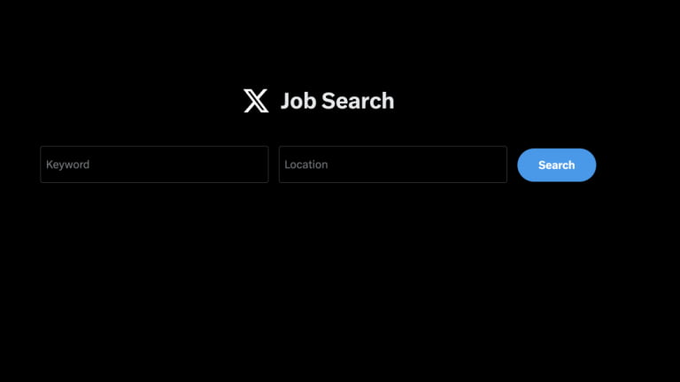 X’s job search tool is now live on the score