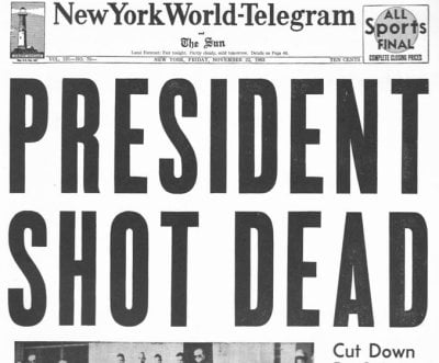 sixtieth anniversary of JFK: How world reacted to shadowy day in The US