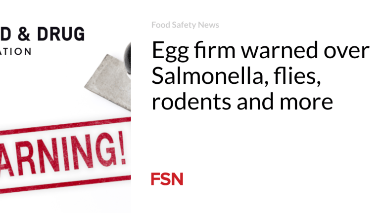 Egg firm warned over Salmonella, flies, rodents and more