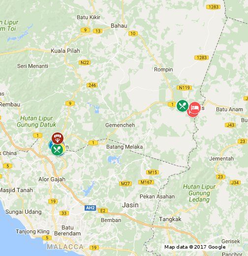 Menarik Di Tampin – Google My Maps